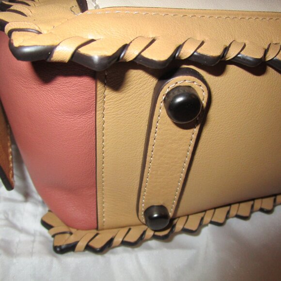 Coach Dreamer Colorblock Satchel - Picture 14 of 16